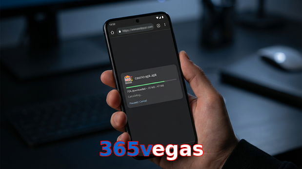 Main screen of 365Vegas apk page for PK players