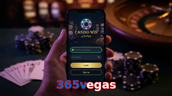 Main screen of 365Vegas login page for PK players